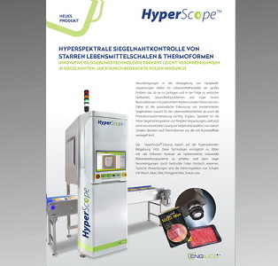 Hyperspektrale Siegelnahtkontrolle von starren Lebensmittelschalen aus Kunststoff & Thermoformen